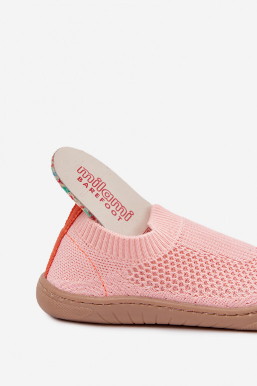 Pantofole per bambini slip-on Milami rosa chiaro