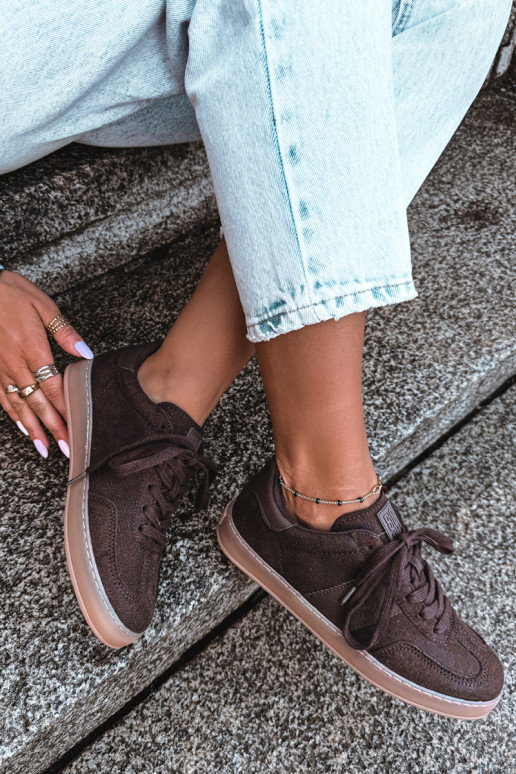 Sneakers da donna Big Star cioccolato