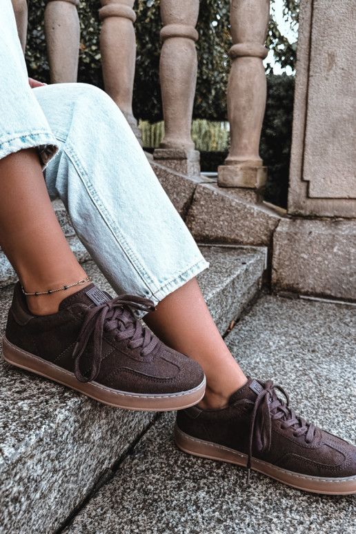 Sneakers da donna Big Star cioccolato