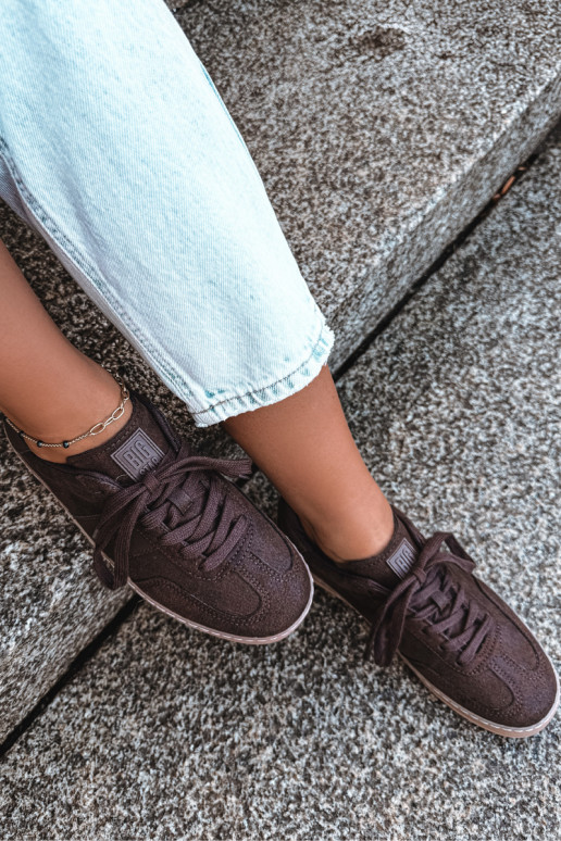 Sneakers da donna Big Star cioccolato