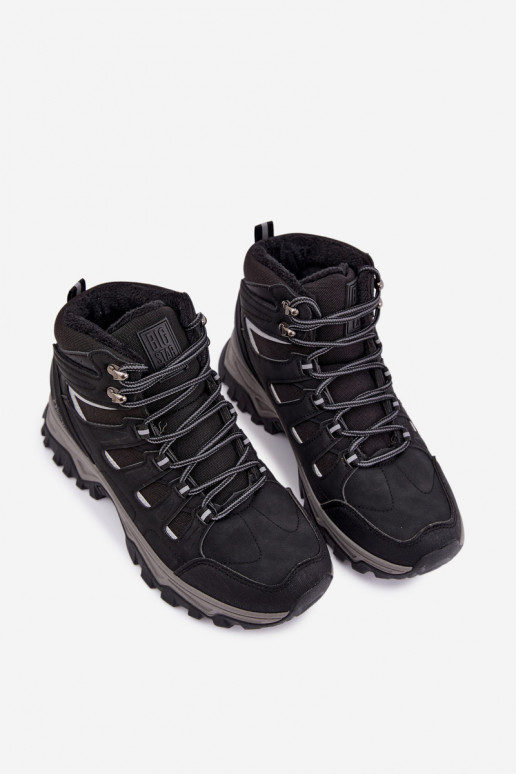 stivali da trekking isolati per uomini Big Star UU174317 colore nero