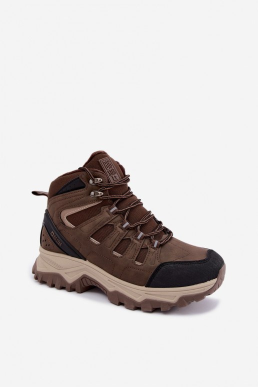 stivali da trekking isolati per uomini Big Star UU174316 colore marrone