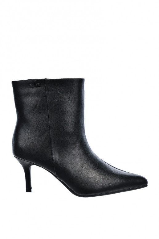 Stivaletti con tacchi sottili e isolamento, slip-on Big Star UU274494 neri