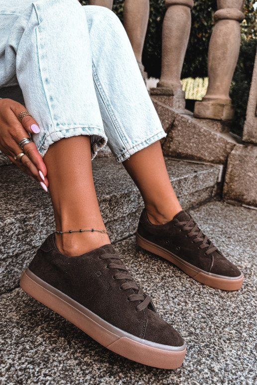 Sneakers da donna Big Star UU274243 colore cioccolato