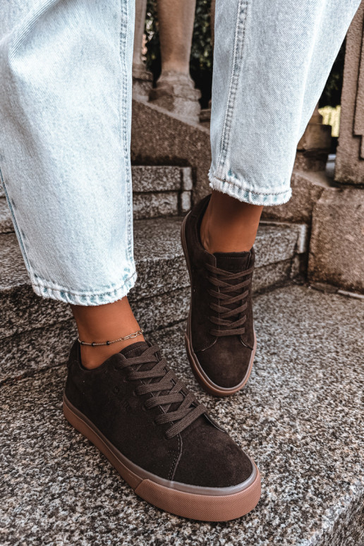 Sneakers da donna Big Star UU274243 colore cioccolato