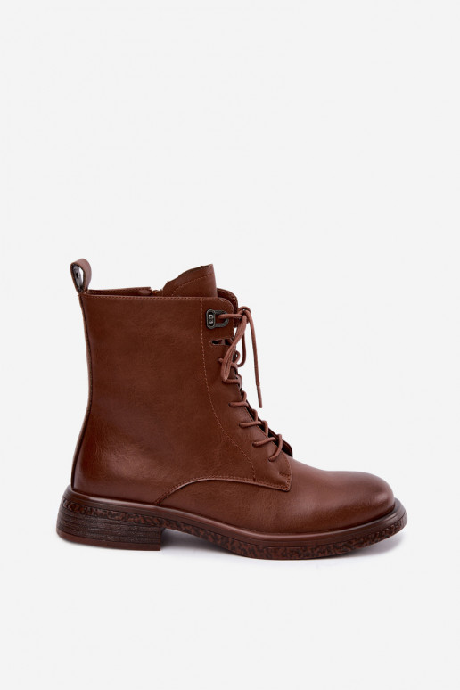 Stivaletti in pelle isolati Tai turiciejka K7751-29 marroni