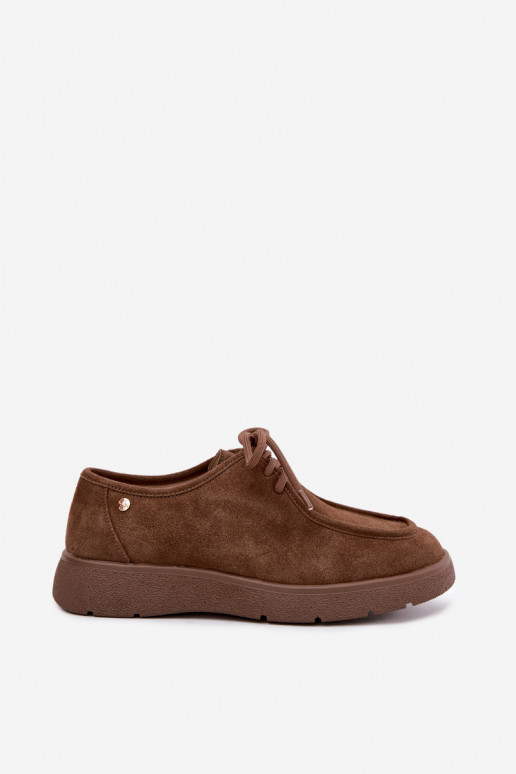 Scarpe da donna in ecopelle scamosciata Tai turiciejka K7189-04 sabbia