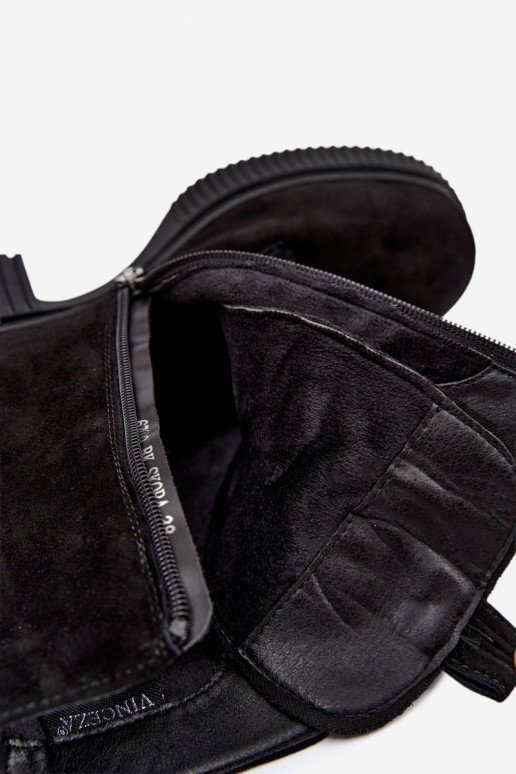 Stivaletti in suede isolati Klocke Tai turiciejka K7675-23 neri