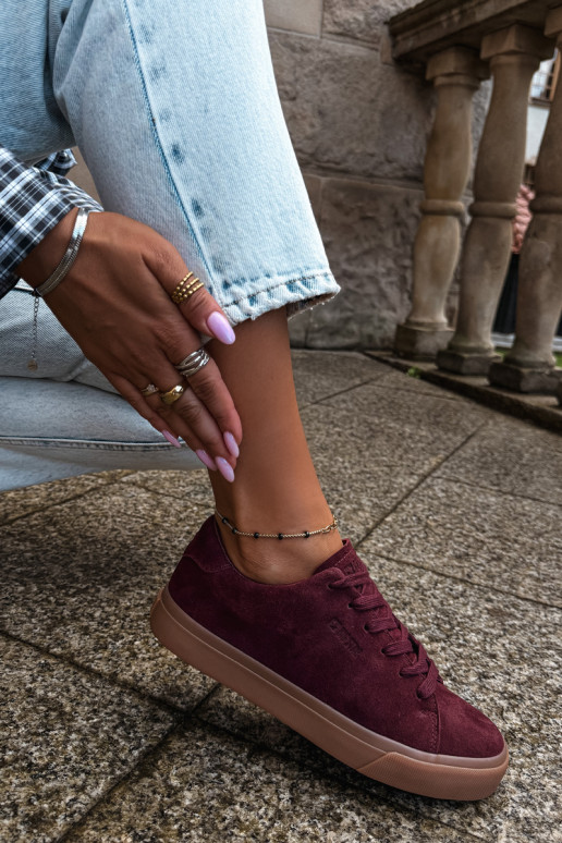 Sneakers da donna Big Star UU274242 in bordeaux