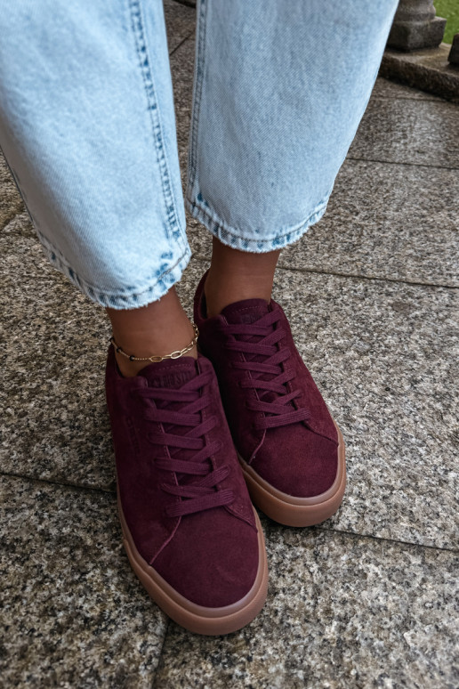 Sneakers da donna Big Star UU274242 in bordeaux