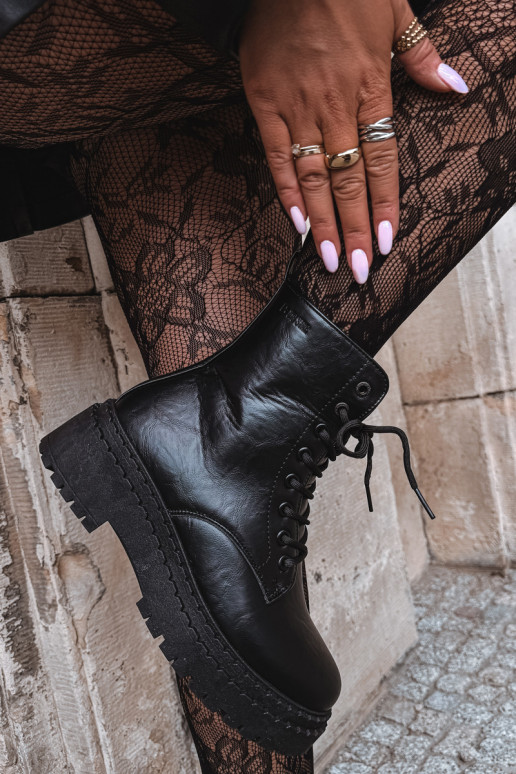 Stivaletti da donna Big Star UU274816 in nero