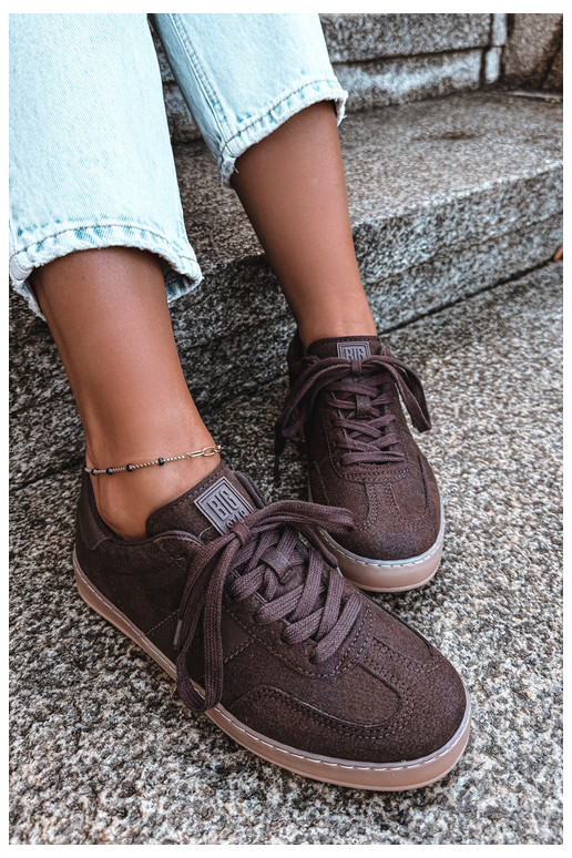Sneakers da donna Big Star cioccolato