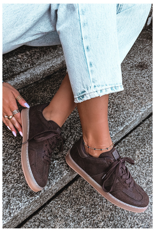 Sneakers da donna Big Star cioccolato