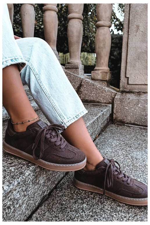 Sneakers da donna Big Star cioccolato