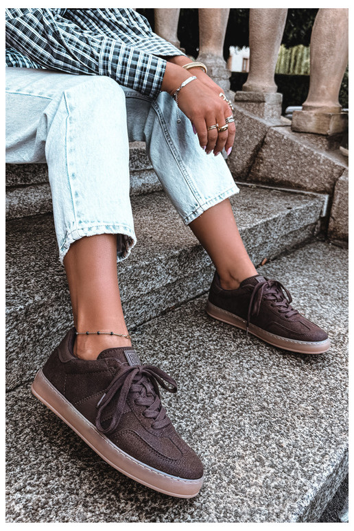 Sneakers da donna Big Star cioccolato