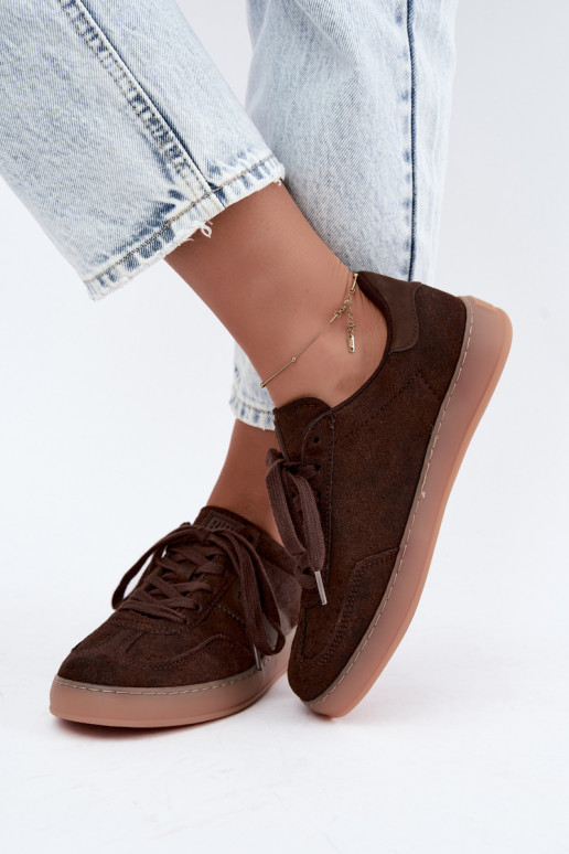 Sneakers da donna Big Star cioccolato