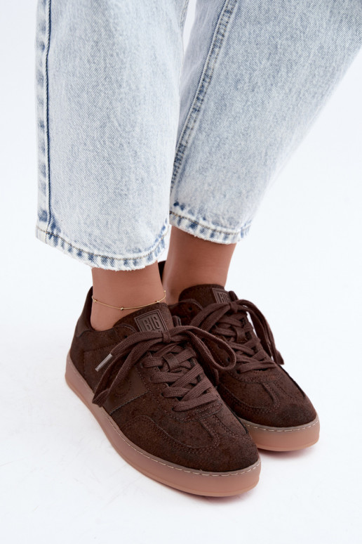 Sneakers da donna Big Star cioccolato