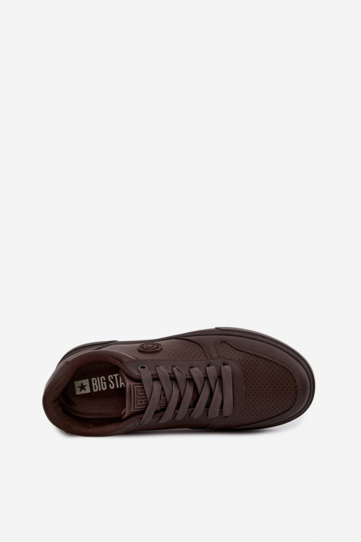 Sneakers da uomo Big Star UU174326 colore cioccolato