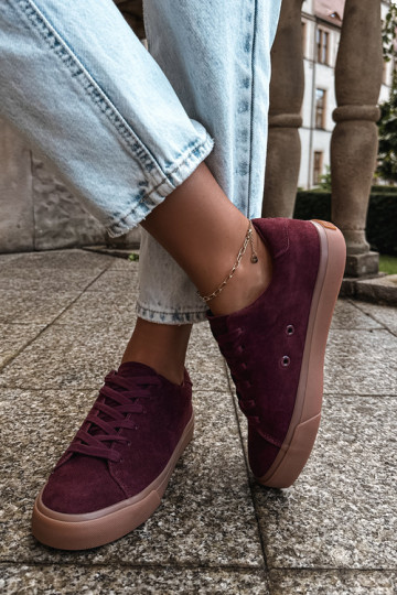Sneakers da donna Big Star UU274242 in bordeaux 2