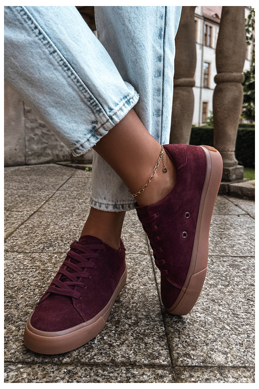 Sneakers da donna Big Star UU274242 in bordeaux