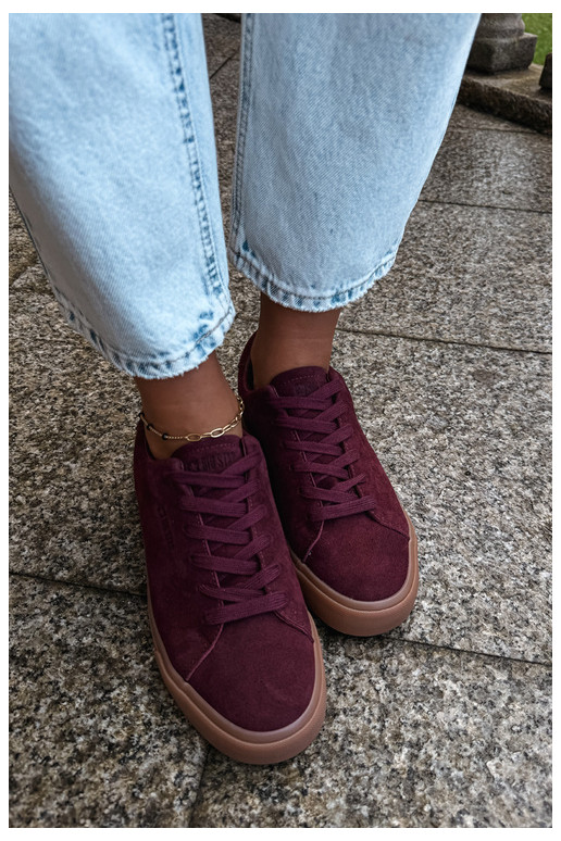 Sneakers da donna Big Star UU274242 in bordeaux