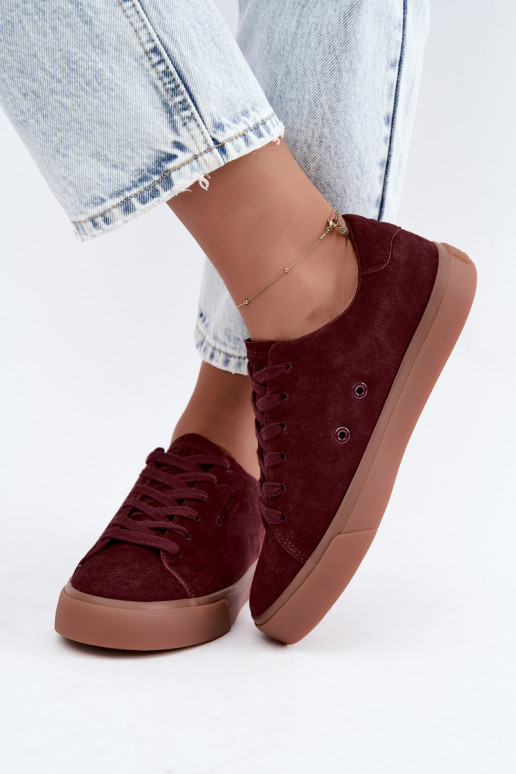 Sneakers da donna Big Star UU274242 in bordeaux