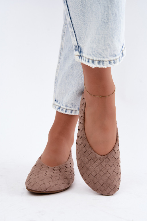 Ballerine sabbia con motivi Larelle