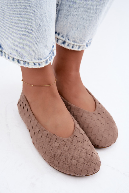 Ballerine sabbia con motivi Larelle