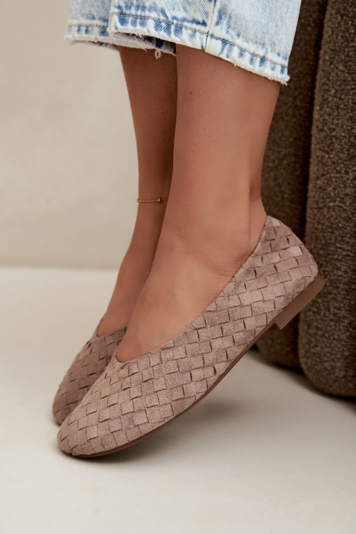 Ballerine sabbia con motivi Larelle