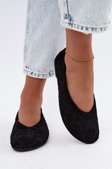 Ballerine nere con motivi Larelle 2