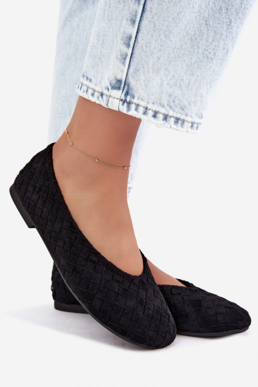 Ballerine nere con motivi Larelle