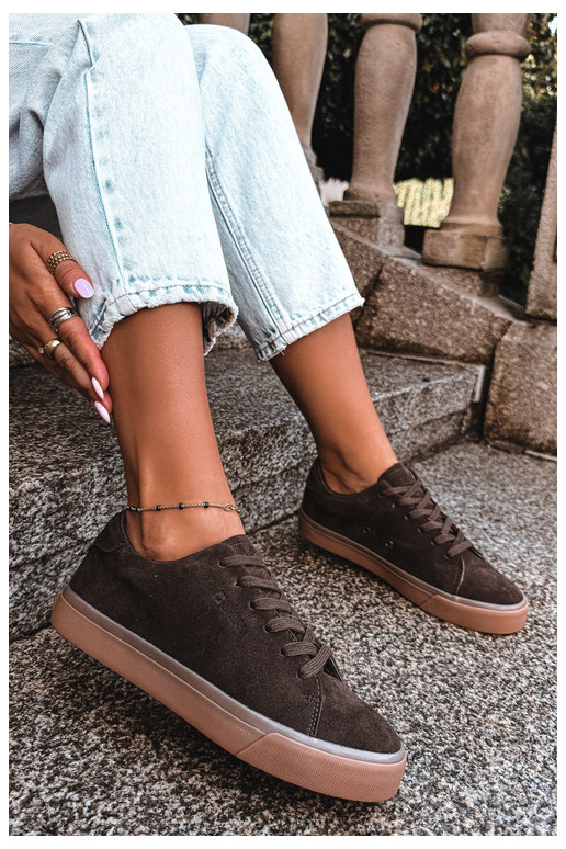 Sneakers da donna Big Star UU274243 colore cioccolato