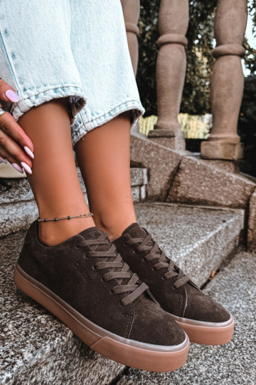 Sneakers da donna Big Star UU274243 colore cioccolato 2