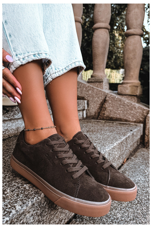 Sneakers da donna Big Star UU274243 colore cioccolato