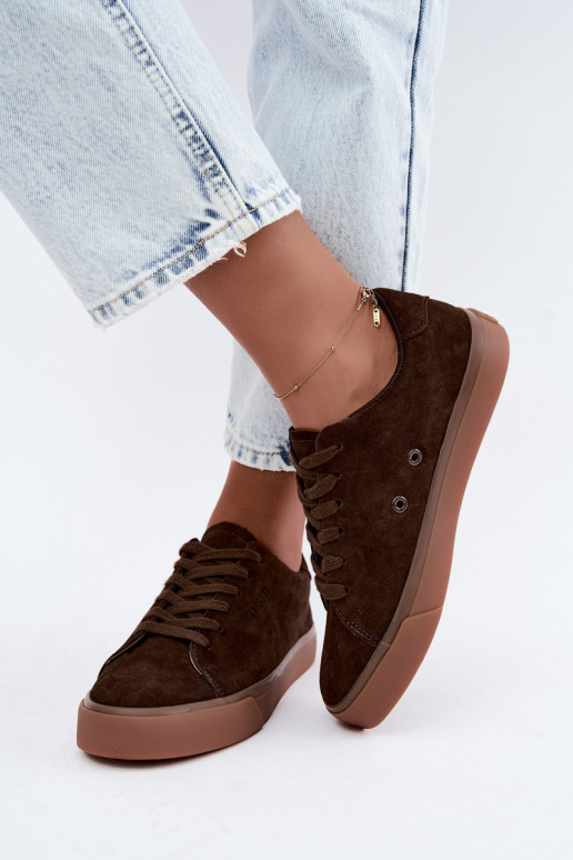 Sneakers da donna Big Star UU274243 colore cioccolato