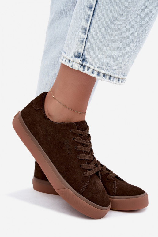 Sneakers da donna Big Star UU274243 colore cioccolato