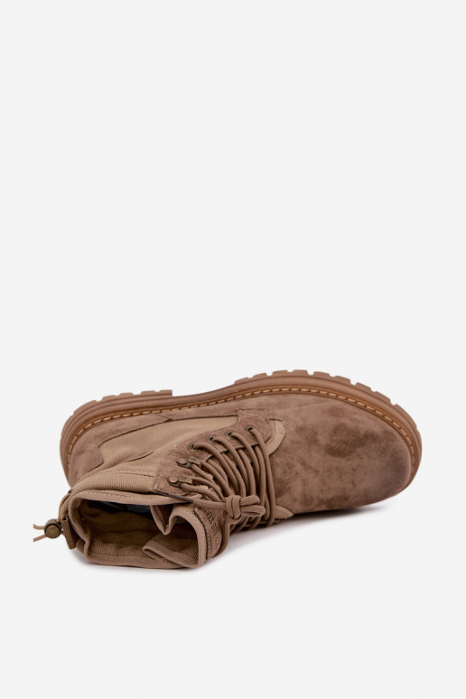Stivali in suede sabbia per uomo Big Star UU174253