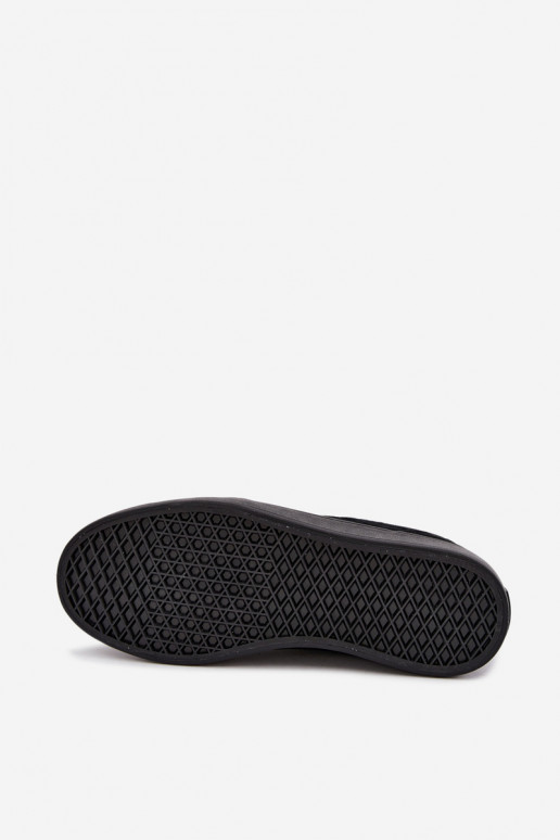 Sneakers in suede neri isolati per uomo Big Star UU174118