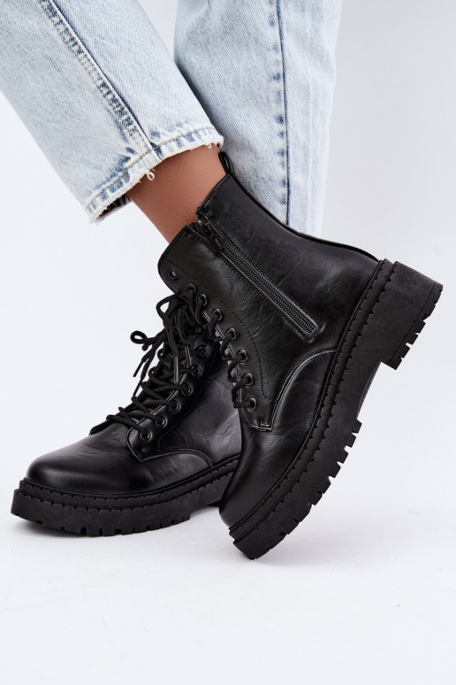 Stivaletti da donna Big Star UU274816 in nero