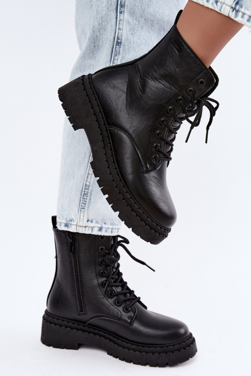 Stivaletti da donna Big Star UU274816 in nero