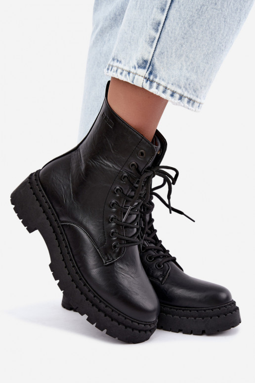 Stivaletti da donna Big Star UU274816 in nero