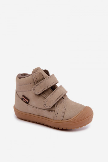Stivali in pelle per bambini Froddo G2110138-4 color sabbia