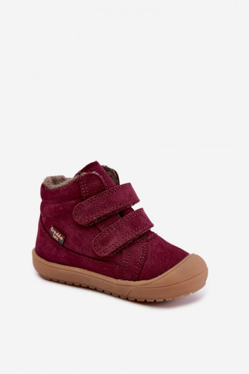 Stivali in pelle per bambini Froddo G2110138-12 color borgogna
