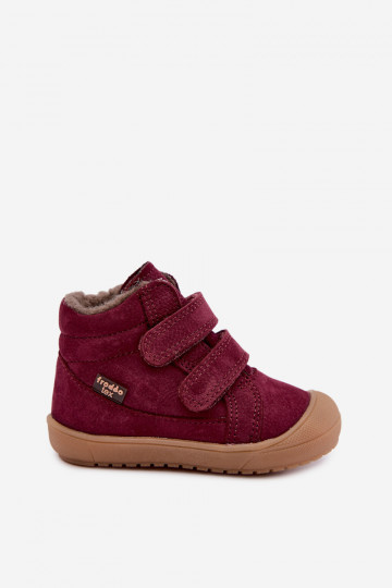 Stivali in pelle per bambini Froddo G2110138-12 color borgogna 2