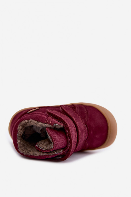 Stivali in pelle per bambini Froddo G2110138-12 color borgogna