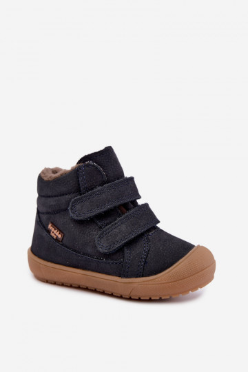 Stivali in pelle per bambini Froddo G2110138 blu scuro