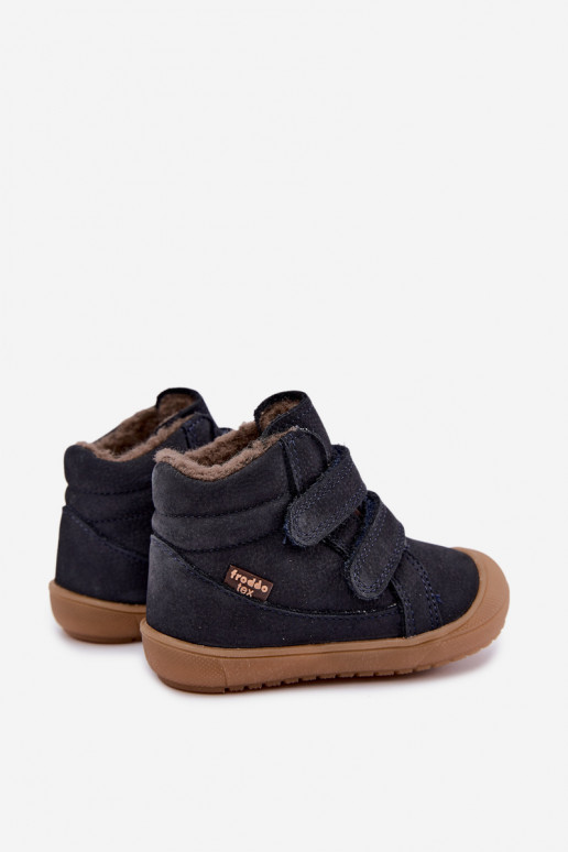 Stivali in pelle per bambini Froddo G2110138 blu scuro
