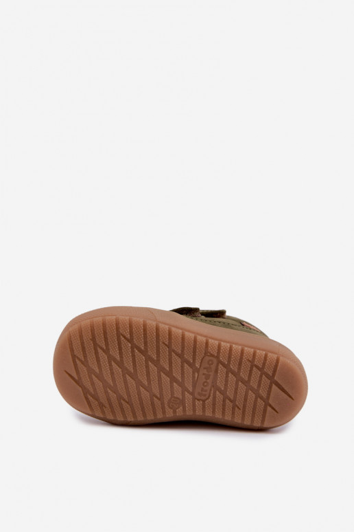 Stivali in pelle per bambini Froddo G2110138 verde