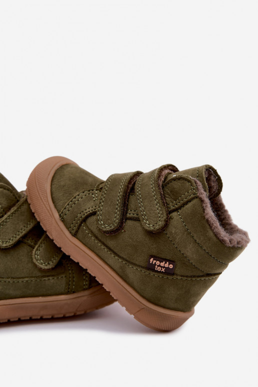 Stivali in pelle per bambini Froddo G2110138 verde