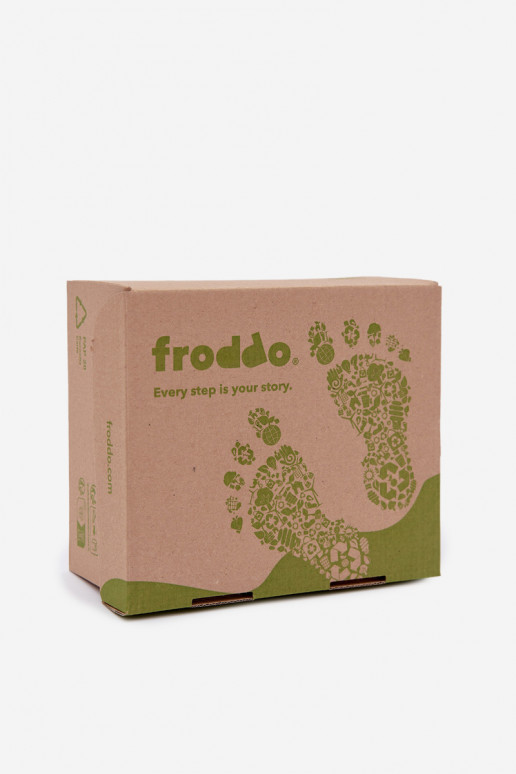 Stivali da neve in suede per bambini Barefoot Froddo G2110151 rosa
